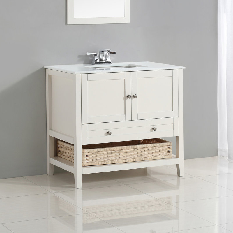 Breakwater Bay Columbia 37" Single Bath Vanity Set & Reviews Wayfair